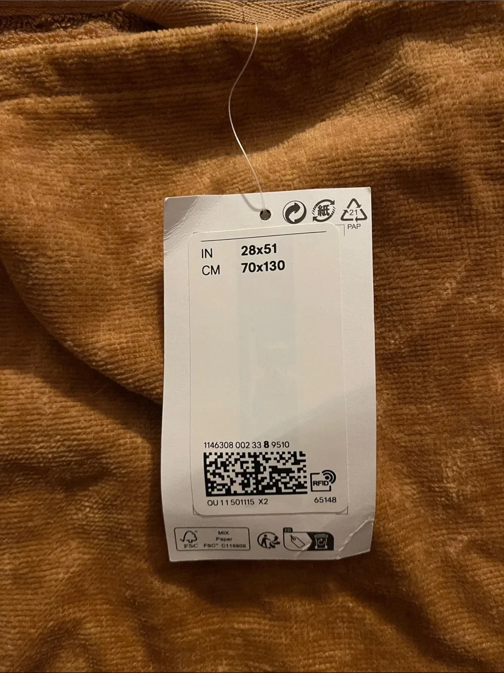 H&M Brown Bear Hooded Bath Towel - Picture 3 of 5